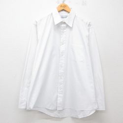 XL★古着 バンヒューセン 長袖 シャツ メンズ 90年代 90s 白 ホワイト 25apr21 中古 トップス