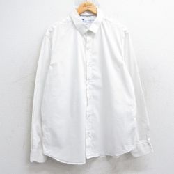 XL★古着 オールドネイビー OLD NAVY 長袖 シャツ メンズ 白 ホワイト 25may28 中古 トップス