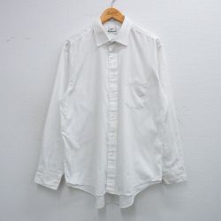 【50%OFF】バンヒューセン 90s 長袖シャツ ストライプ ホワイト XL | 古着