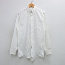 M★古着 長袖 シャツ メンズ 90年代 90s オックスフォード ボタンダウン USA製 白 ホワイト 25may31 中古 トップス