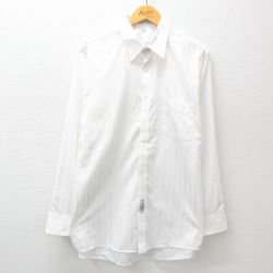 XL★古着 長袖 シャツ メンズ 白 ホワイト 25jun03 中古 トップス