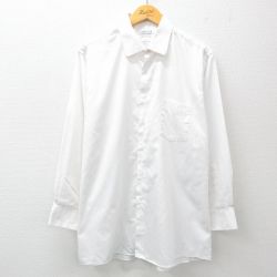XL★古着 バンヒューセン 長袖 シャツ メンズ 大きいサイズ 白 ホワイト 25jun03 中古 トップス