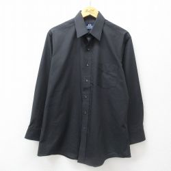L★古着 長袖 シャツ メンズ 90年代 90s 黒 ブラック 25jun25 中古 トップス