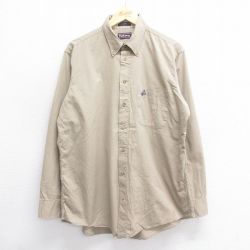 90s 長袖シャツ ルアー ベージュ XL | 古着
