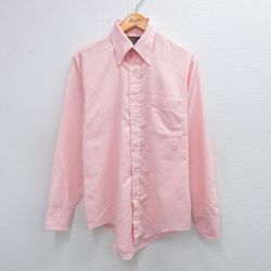 M★古着 アロー 長袖 シャツ メンズ 90年代 90s オックスフォード ボタンダウン ピンク 25aug30 中古 トップス