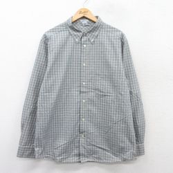 【50%OFF】オールドネイビー 00s 長袖シャツ チェック グレー L | 古着