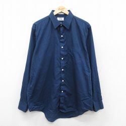 【20%OFF】XL★古着 アロー 長袖 シャツ メンズ 90年代 90s USA製 紺 ネイビー 25sep29 中古 トップス