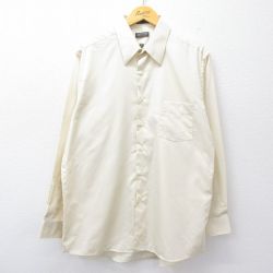 【20%OFF】XL★古着 アロー 長袖 シャツ メンズ 薄ベージュ カーキ 25oct01 中古 トップス