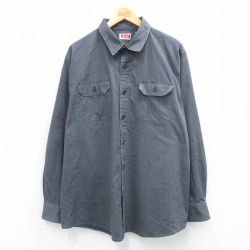 【50%OFF】ラングラー 長袖シャツ 霜降り グレー XL | 古着