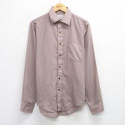 【20%OFF】L★古着 アロー 長袖 シャツ メンズ 80年代 80s ベージュ系 カーキ 25oct03 中古 トップス