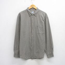 【50%OFF】オールドネイビー 00s 長袖シャツ チェック ブラウン XL | 古着