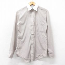 【50%OFF】90s 長袖シャツ ブラウン S | 古着