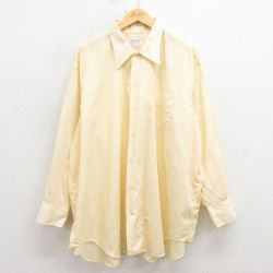 【50%OFF】70s 長袖シャツ ベージュ XL | 古着