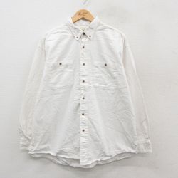セントジョンズベイ 90s 長袖シャツ ホワイト XL | 古着