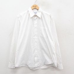 XL★古着 マンハッタン 長袖 シャツ メンズ 90年代 90s USA製 白 25dec10