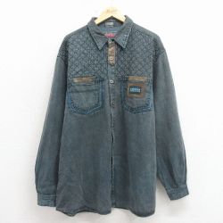 00s 長袖シャツ グリーン XL | 古着