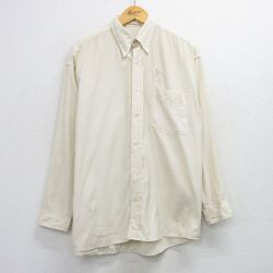 XL★古着 長袖 シャツ メンズ ギネス 薄黄 26feb10