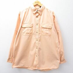 XL★古着 レッドヘッド 長袖 シャツ メンズ 00年代 00s 大きいサイズ オレンジ 26feb10