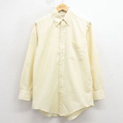 【20%OFF】80s 長袖シャツ イエロー M | 古着