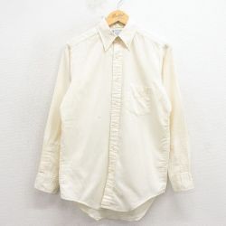 M★古着 タウンクラフト ペニーズ 長袖 シャツ メンズ 70年代 70s ボタンダウン 薄黄 26feb18