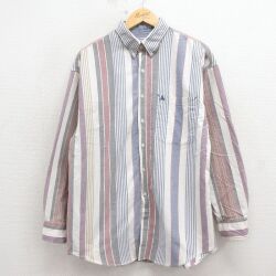 【20%OFF】アリゾナジーンズ 00s 長袖シャツ ストライプ ホワイト XL | 古着