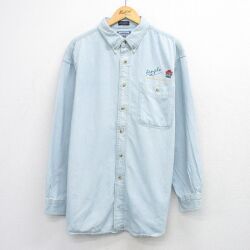 【20%OFF】リー 00s 長袖シャツ ピザハット ネイビー XL | 古着