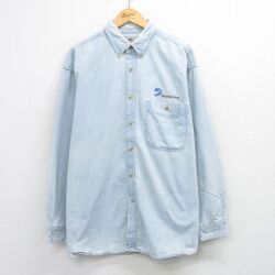 【20%OFF】リー 00s 長袖シャツ Dominion ネイビー XL | 古着