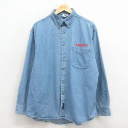 【20%OFF】00s 長袖シャツ BREMERS ネイビー XL | 古着