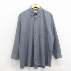 バンヒューセン 90s 長袖シャツ グレーチェック XL | 古着
