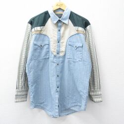 00s 長袖シャツ ネイビー XL | 古着