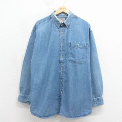 ラングラー 00s 長袖シャツ ネイビー XL | 古着