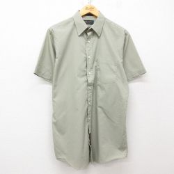 L★古着 半袖 シャツ メンズ 90年代 90s 緑系 グリーン 25apr04 中古 トップス