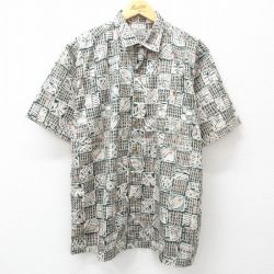 00s 半袖シャツ ベージュ XL | 古着