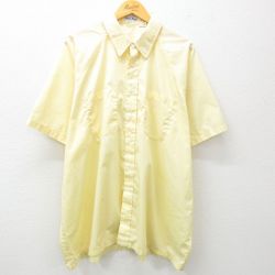 80s 半袖シャツ イエロー XL | 古着