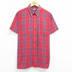 【50%OFF】タウンクラフト 90s 半袖シャツ レッドチェック XL | 古着