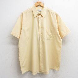 【50%OFF】バンヒューセン 半袖シャツ イエロー XL | 古着