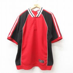 XL★古着 ジャージーズ 半袖 トップス メンズ 00年代 00s 大きいサイズ 赤 レッド 25jun10 中古