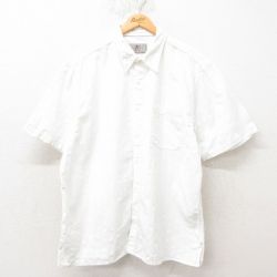 XL★古着 THE TERRITORY AHEAD 半袖 シャツ メンズ 00年代 00s コットン 白 ホワイト 25jun10 中古 トップス