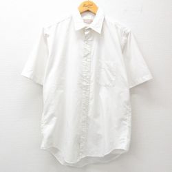 L★古着 ラルフローレン Ralph Lauren チャップス 半袖 ブランド シャツ メンズ 80年代 80s 白 ホワイト 25jun19 中古 トップス
