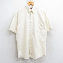 【50%OFF】90s 半袖シャツ オックスフォード イエロー M | 古着