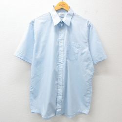 【50%OFF】XL★古着 アロー 半袖 シャツ メンズ 90年代 90s 薄紺 ネイビー 25jun26 中古 トップス
