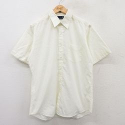 M★古着 半袖 シャツ メンズ 90年代 90s 白系 ホワイト 25jun28 中古 トップス