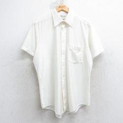 M★古着 半袖 シャツ メンズ 80年代 80s 白 ホワイト 25jul04 中古 トップス