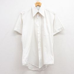 M★古着 Kマート 半袖 シャツ メンズ 70年代 70s 生成り 25jul04 中古 トップス