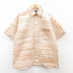 L★古着 半袖 シャツ メンズ ベージュ他 カーキ 25jul08 中古 トップス