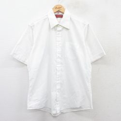 L★古着 半袖 シャツ メンズ 90年代 90s 白 ホワイト 25jul16 中古 トップス