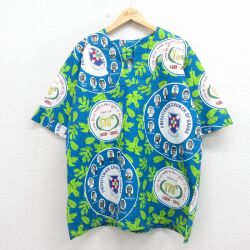 00s 半袖トップス ガーナ ブルー XL | 古着
