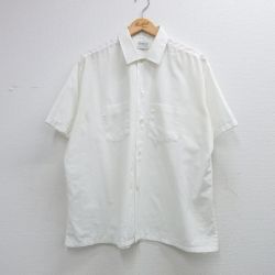 XL★古着 HABAND 半袖 シャツ メンズ 70年代 70s 白 26apr21
