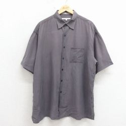 ペリーエリス 00s 半袖シャツ グレー XL | 古着