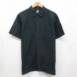 パタゴニア 半袖シャツ グリーン M | 古着